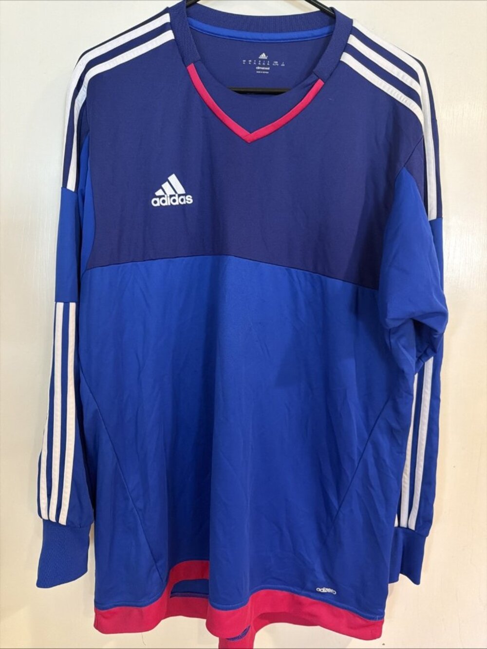 Adidas Men’s Climacool Goalkeeper Soccer Shirt Jersey Size XL Bright Blue